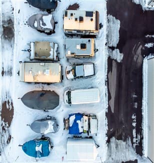 Outdoor RV and boat storage lot at NextGen AutoWorks in Grantville, PA