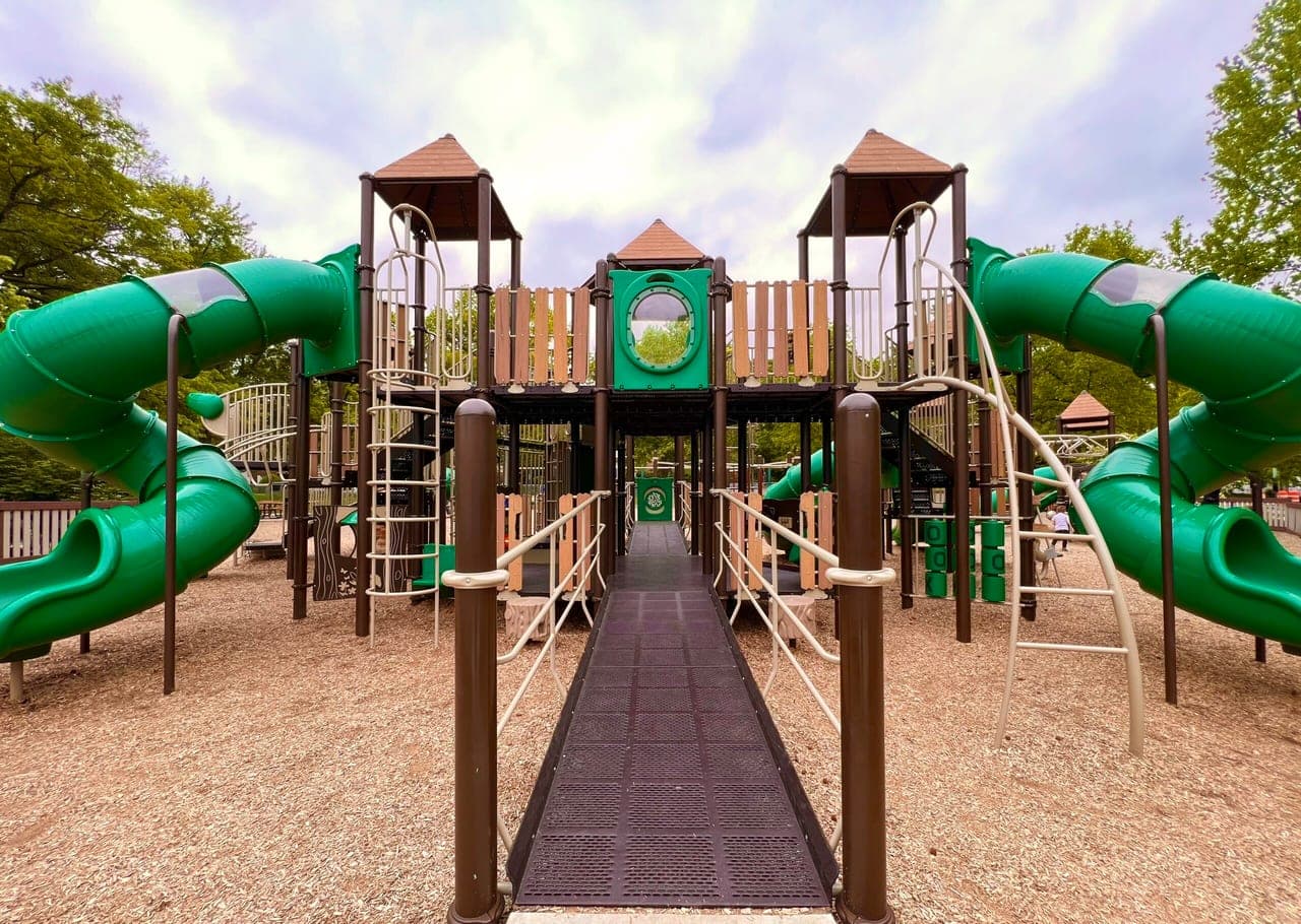 Cocoa Castle community playground in Hershey, PA